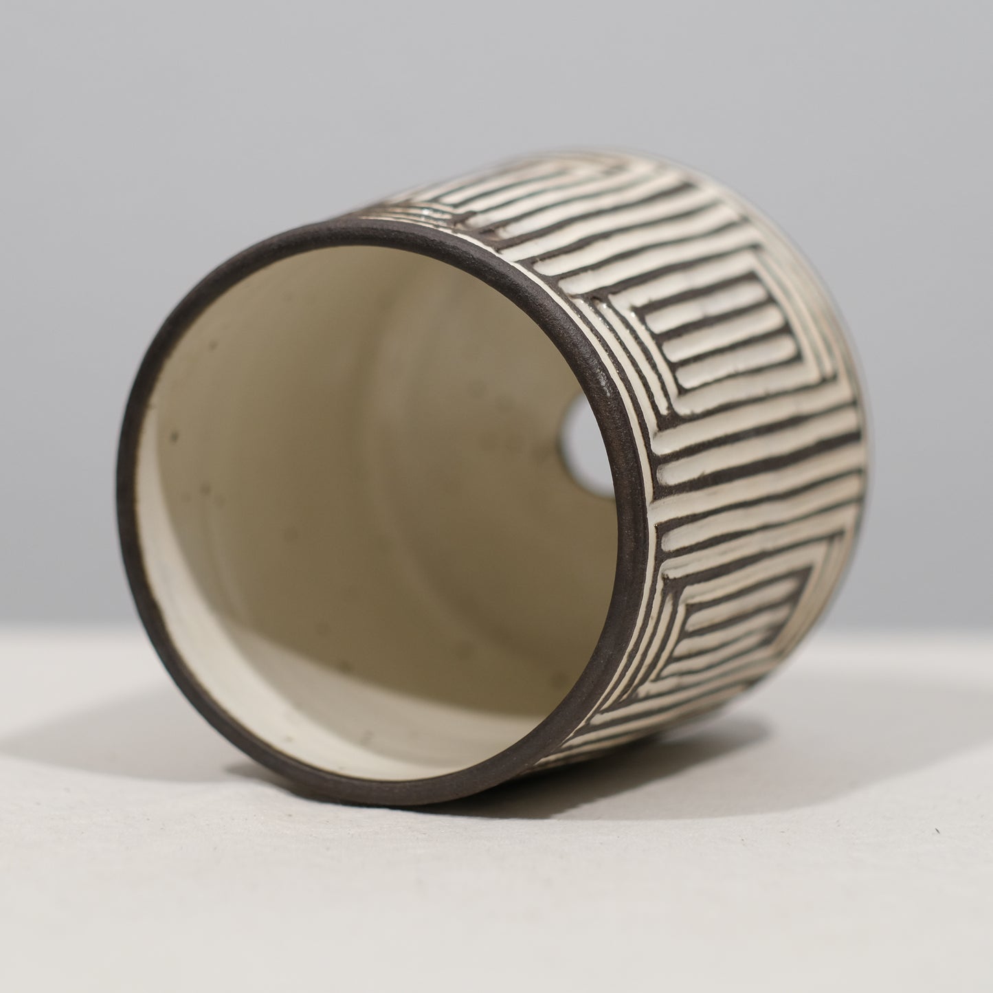 Black and White Planter