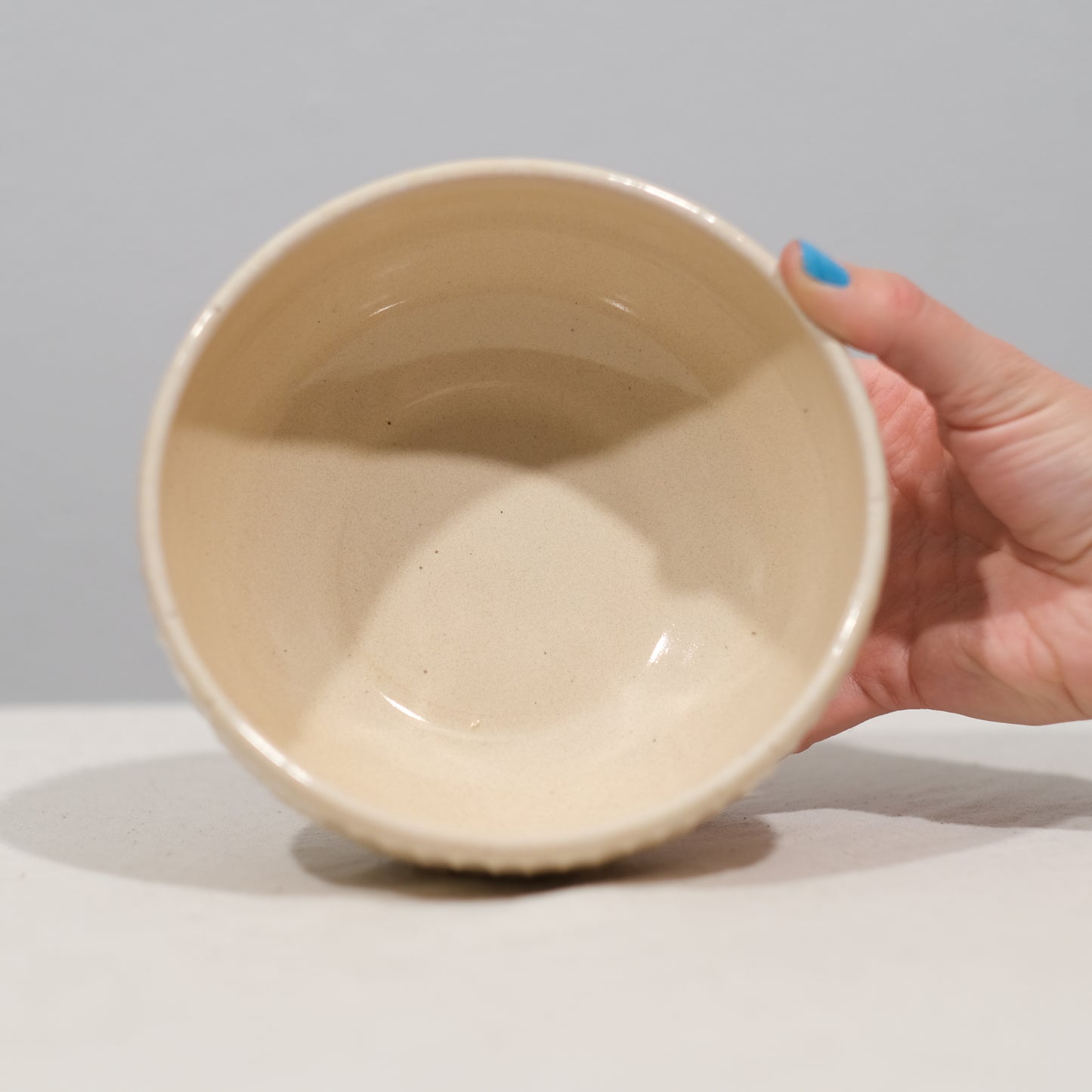 Ivory Lattice Bowl - Large