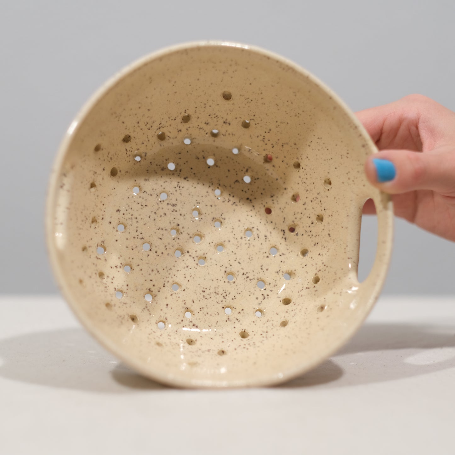 Ivory Speckled Berry Bowl