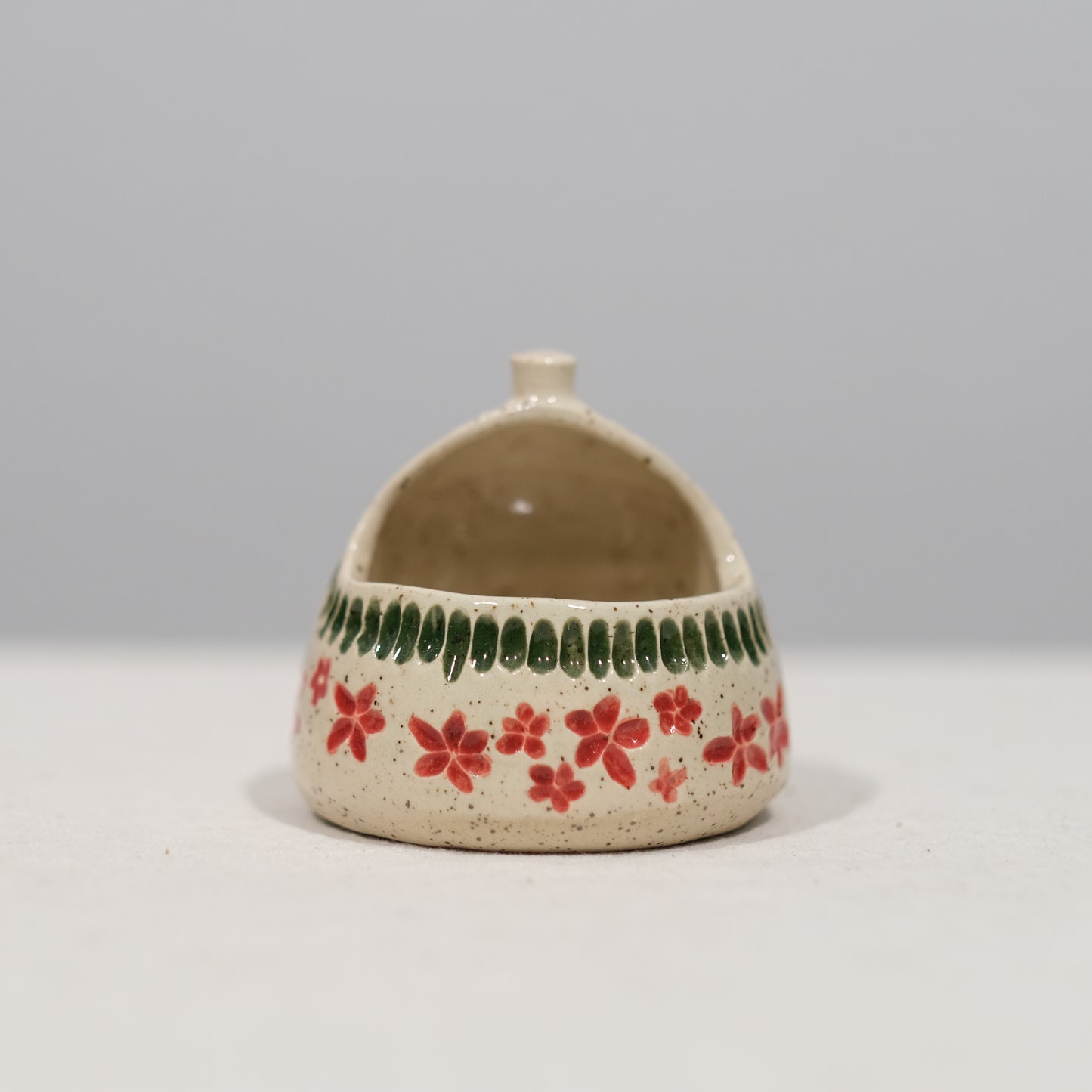 Floral Salt Pot