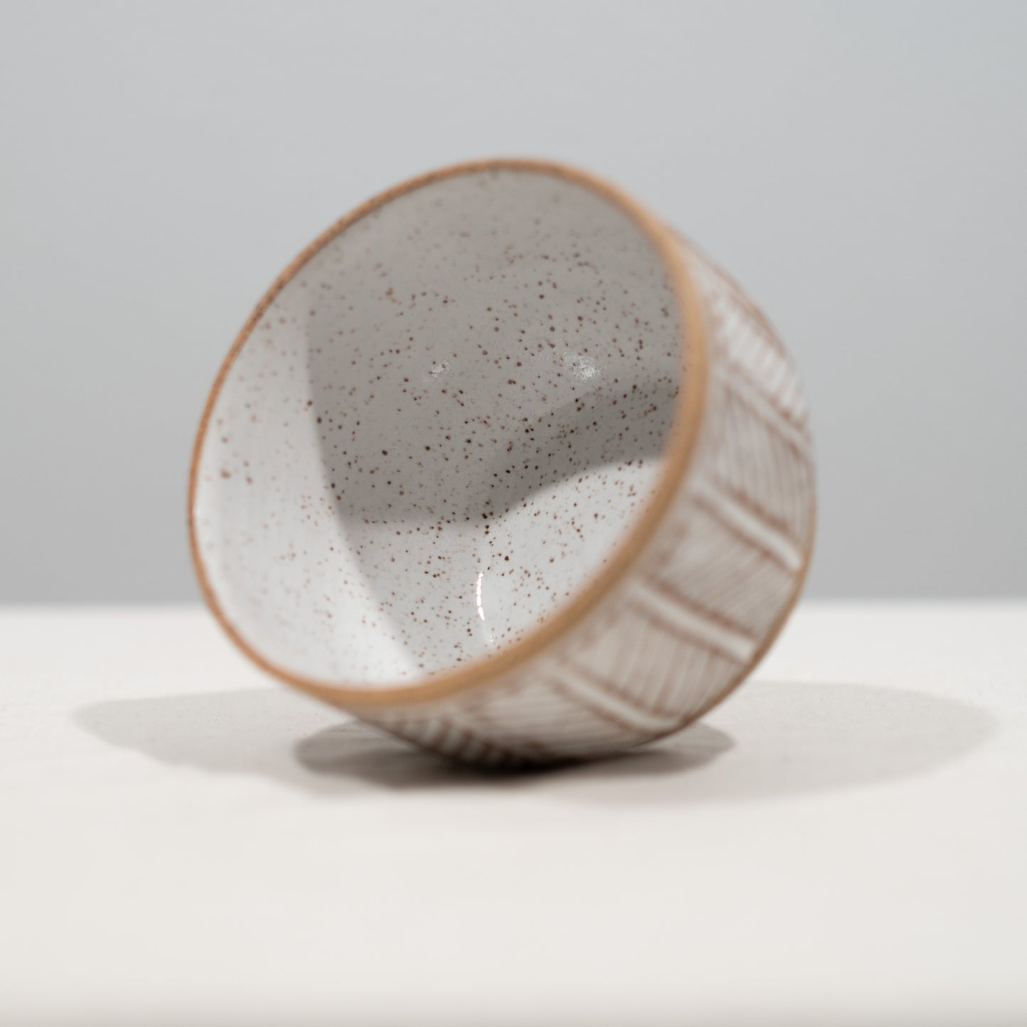 Naked Carved Herringbone Bowl