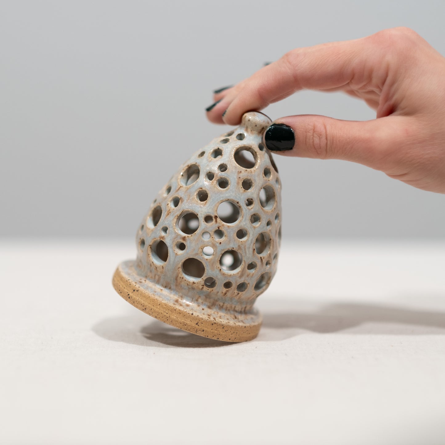 Blue Speckle Luminary