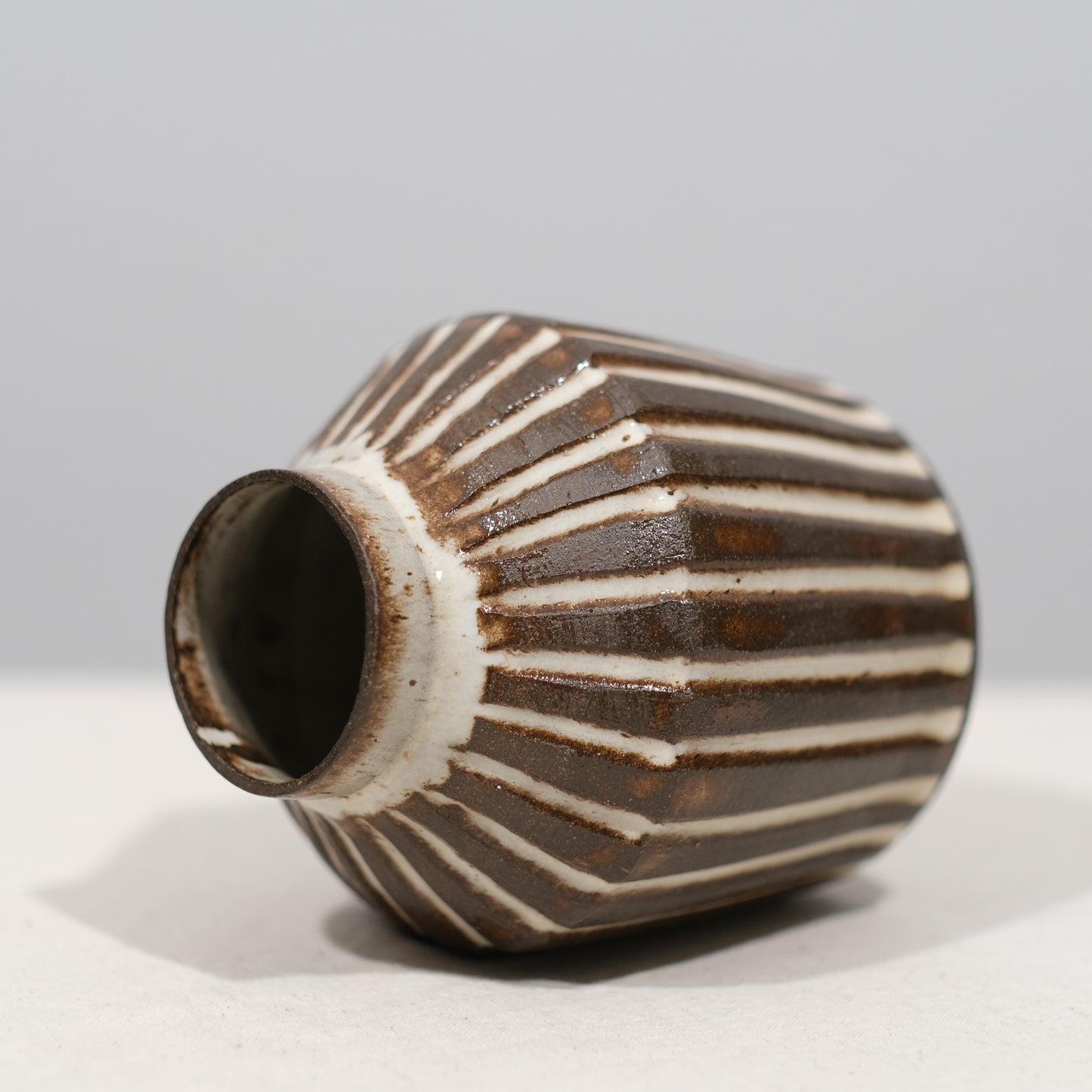 Black and White Posey Vase