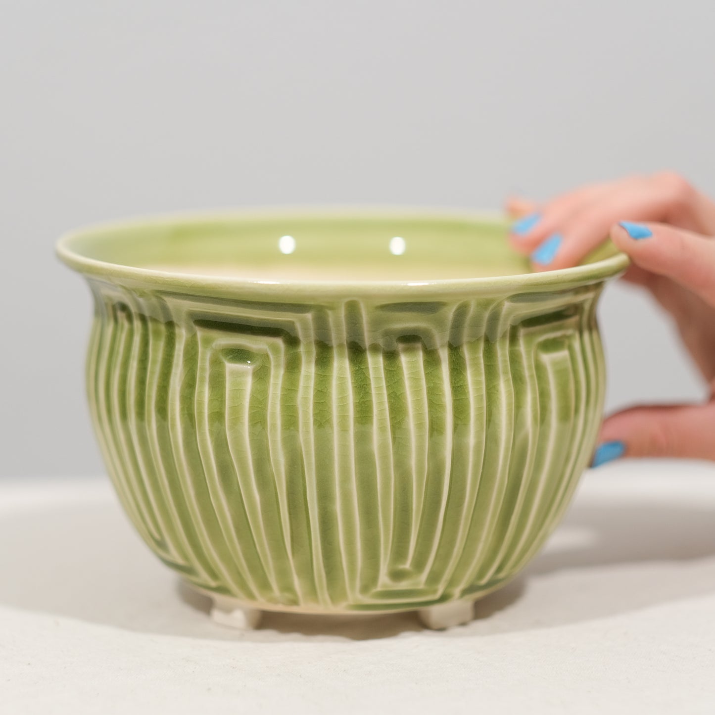 Tea Green Planter