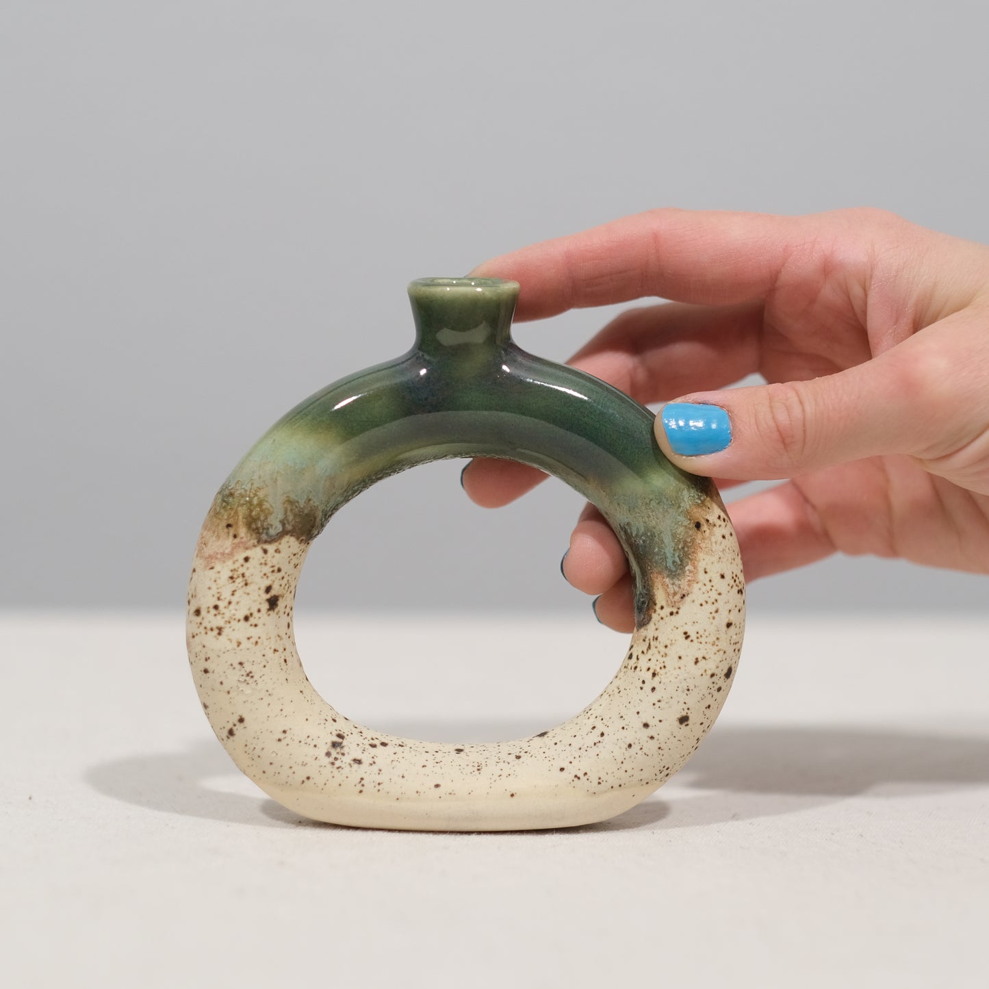 Seascape Donut Vase