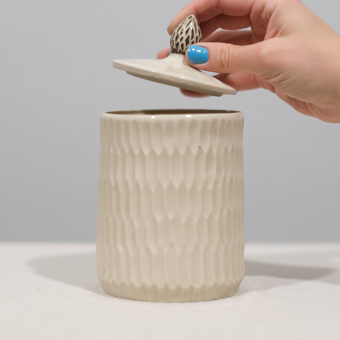 Pine Cone Jar