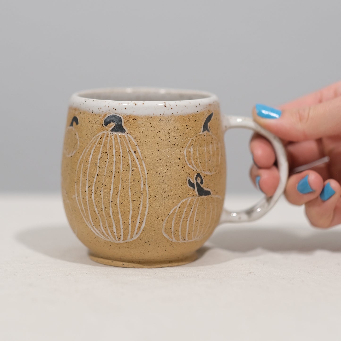 Sandy Pumpkin Mug