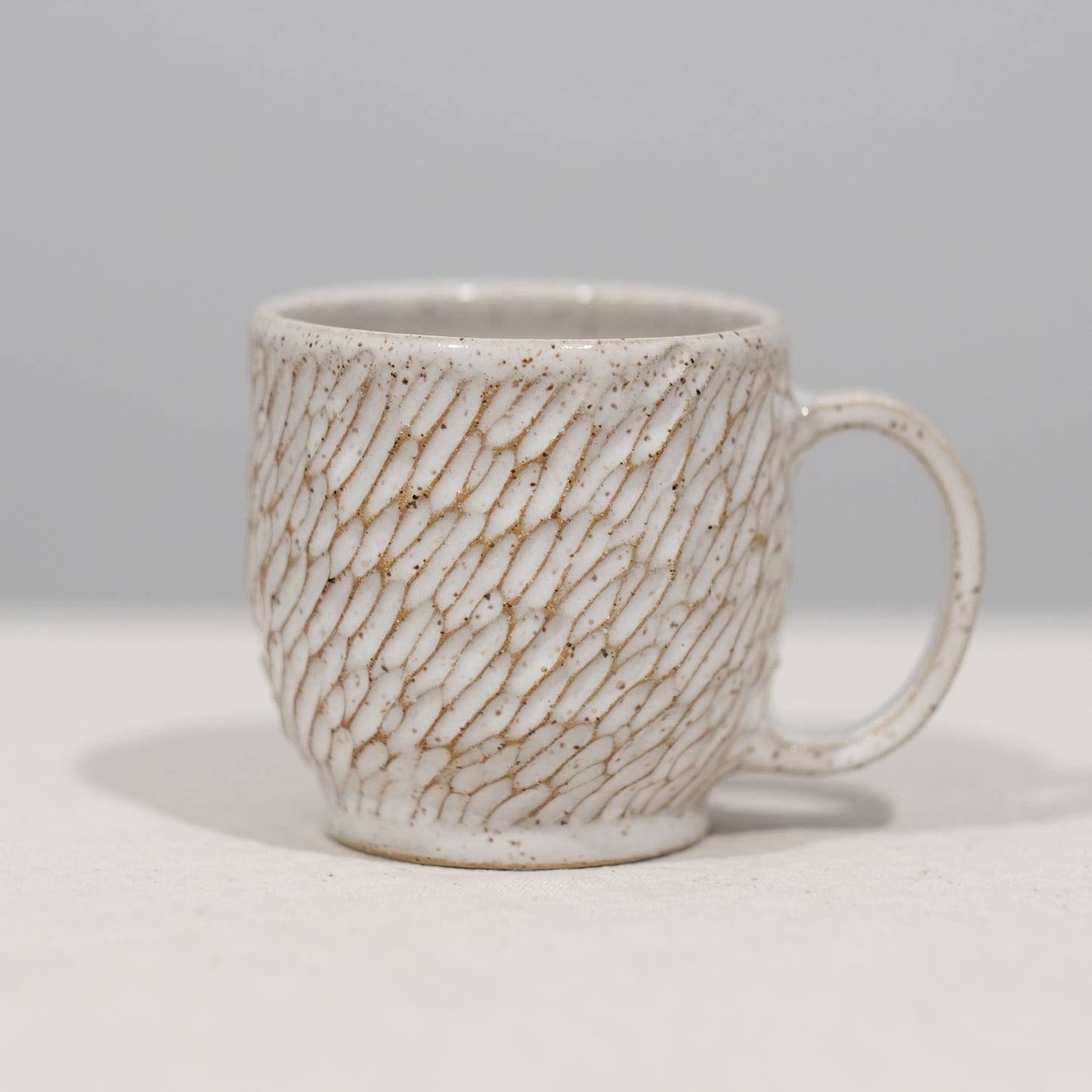 Rustic Carved Mug