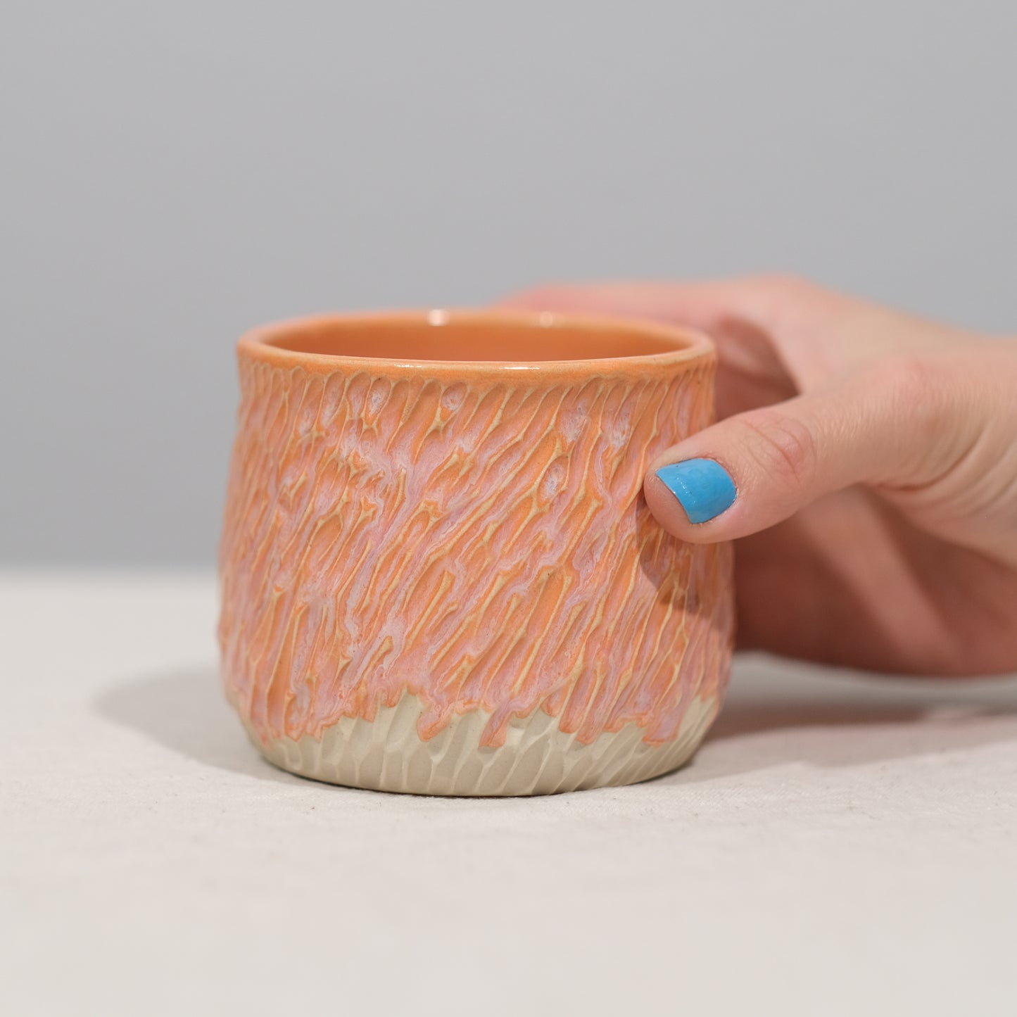 Coral Carved Tumbler