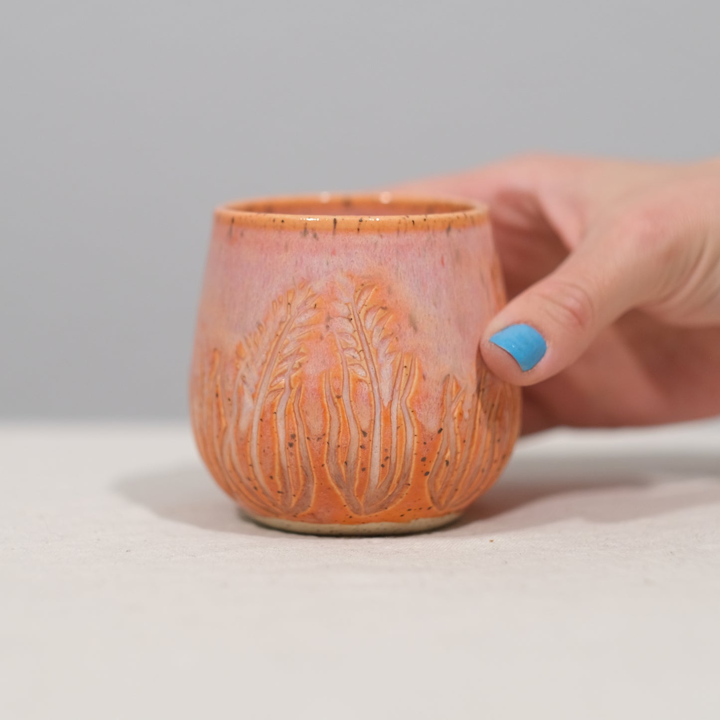 Coral Wheat Tumbler