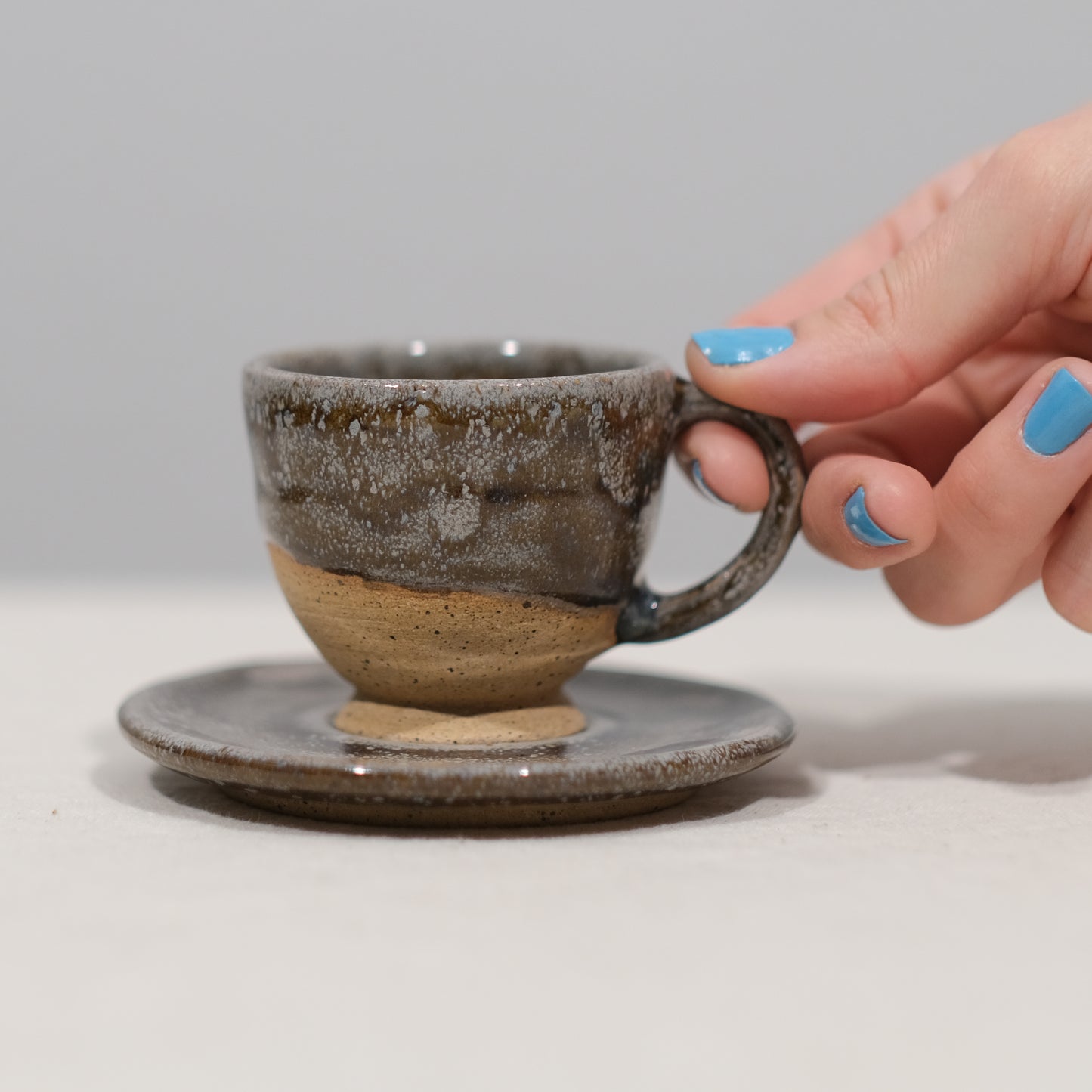 Raincloud Espresso Cup and Saucer