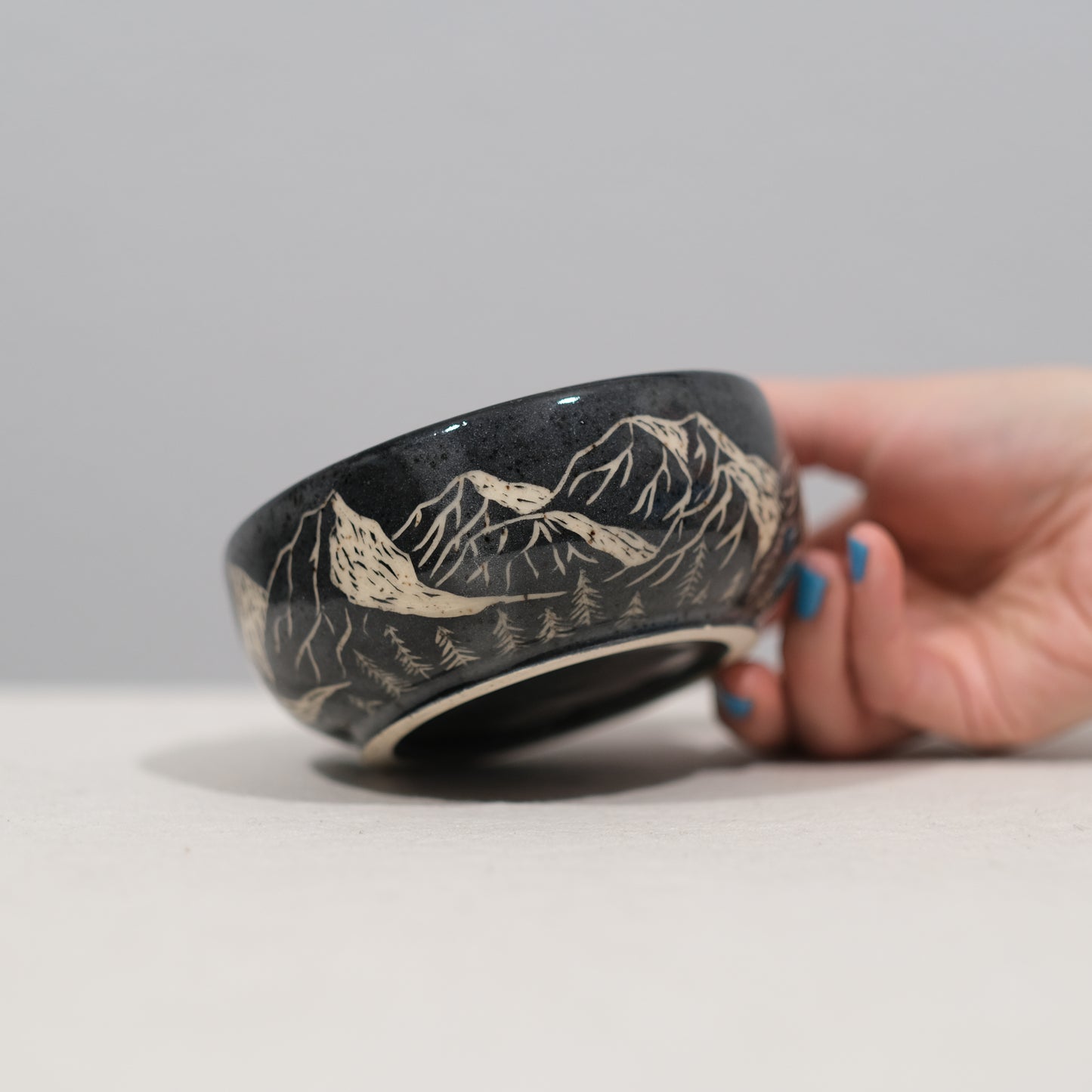 Mountain Scene Bowl