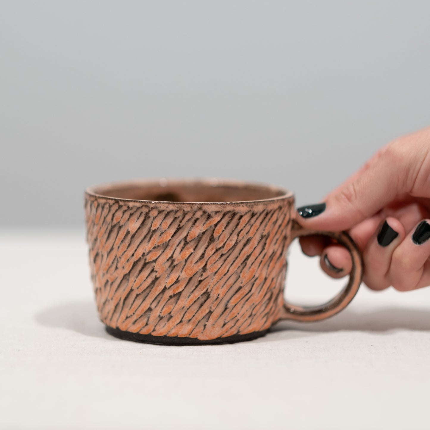 Coral Carved Mug