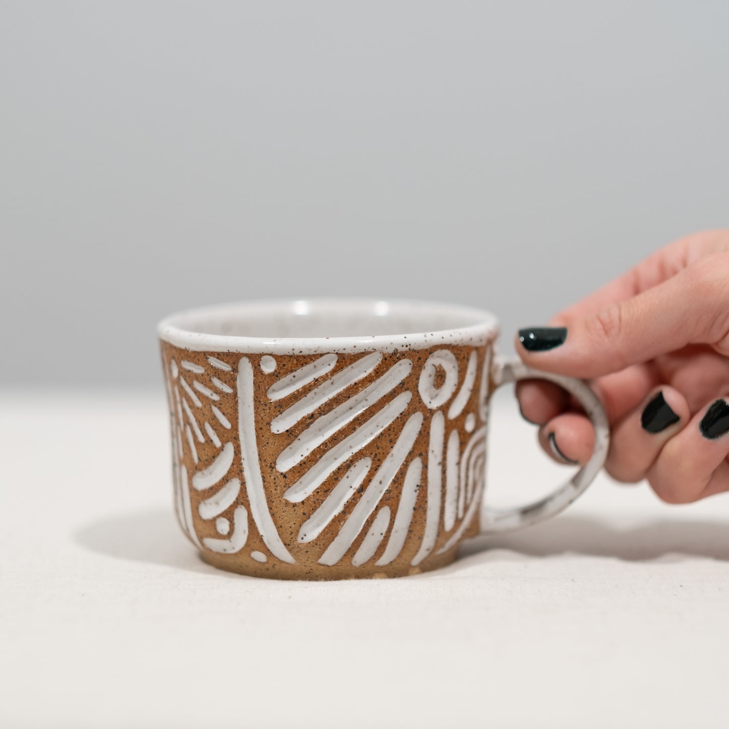 Naked Carved Mug