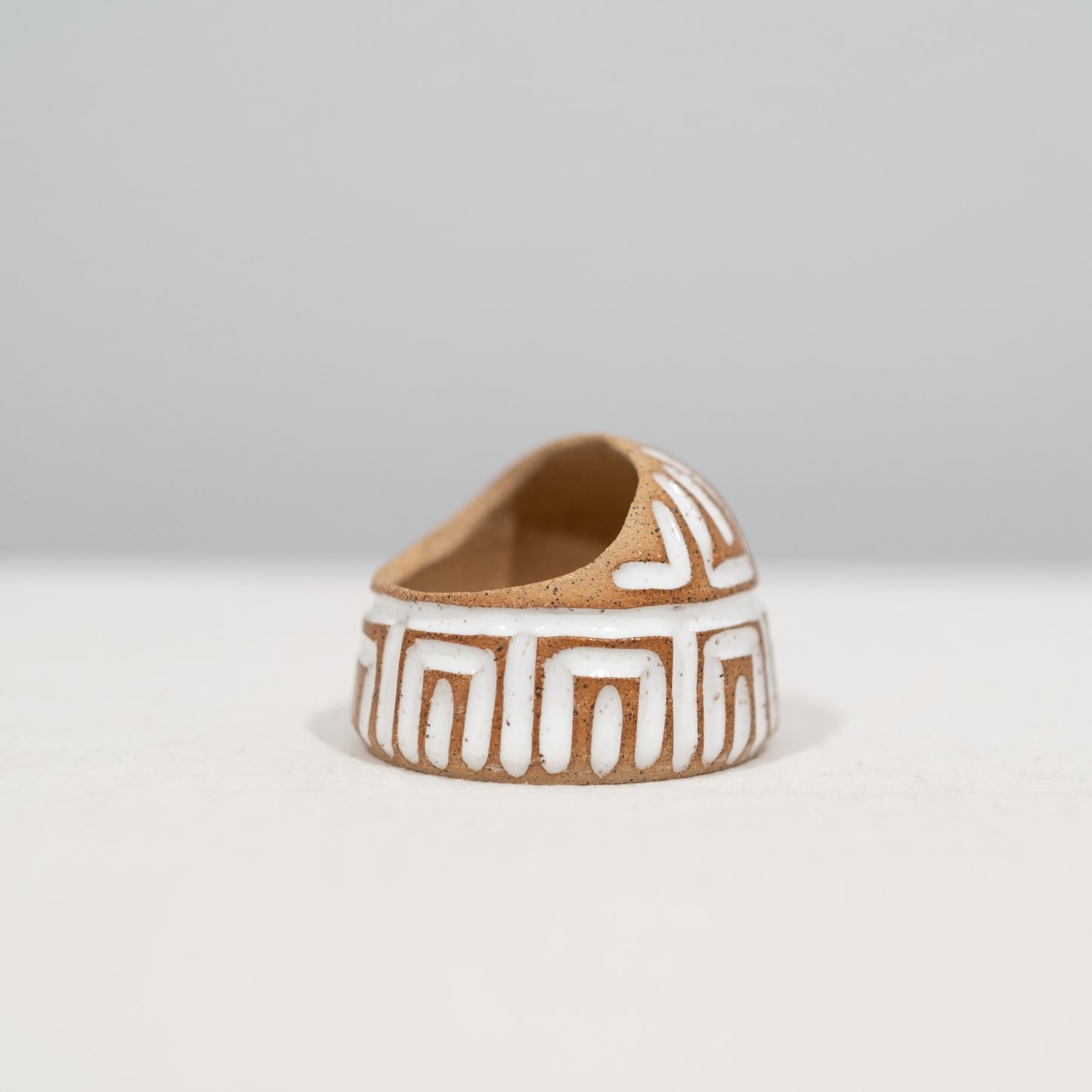 Naked Carved Salt Pot