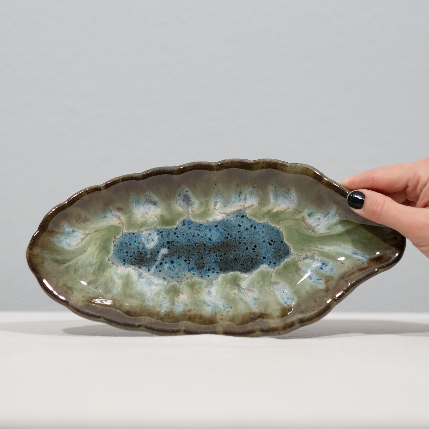 Art Deco Long Shell Plates