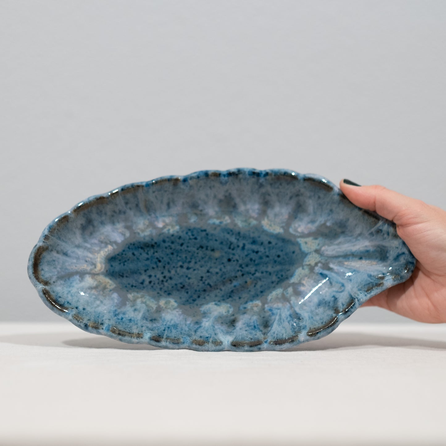 Art Deco Long Shell Plates